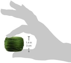 DMC 116 8-3345 Pearl Cotton Thread Balls, Dark Hunter Green, Size 8