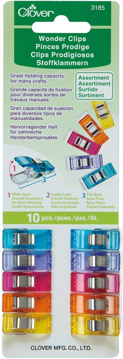 Wonder Clips-Assorted Colors 10/Pkg