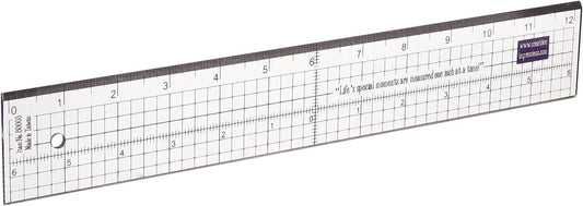 Creative Impressions Metal Edge Acrylic Ruler 12 Inch (80003)