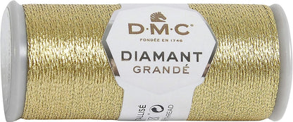 DMC Diamant Grande Metallic Thread 21.8yd-Light Gold -381-G3821