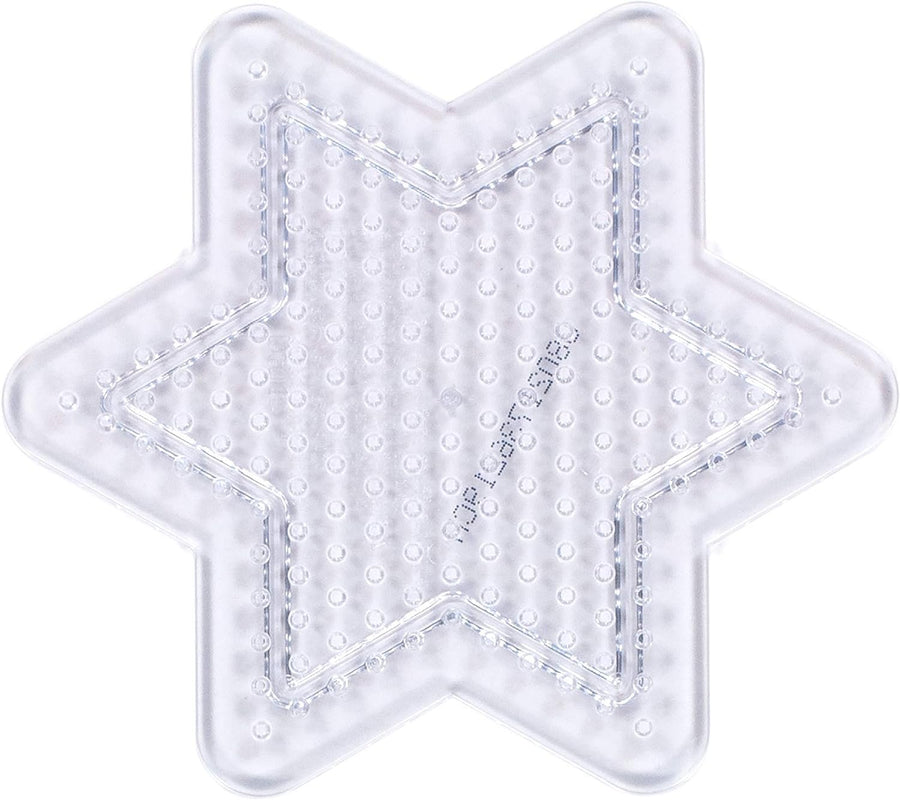 Perler Beads Basic Shapes Clear Pegboard Set, 5 pcs