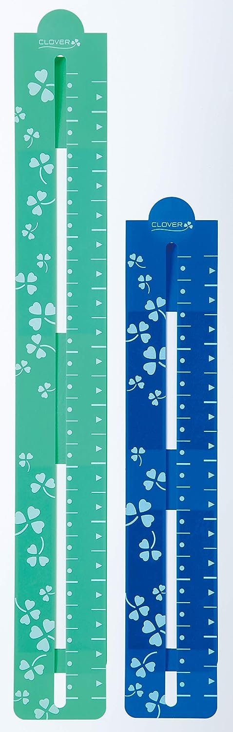 Clover 3164 Pattern Chart Magnetic Gage Place Marker Set, 8-1/2-Inch and 11-3/4-Inch, Green