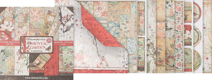 Stamperia International KFT Paper Sheets - Oriental Garden, 30.5 x 30.5 (12" x 12"), Multicoloured