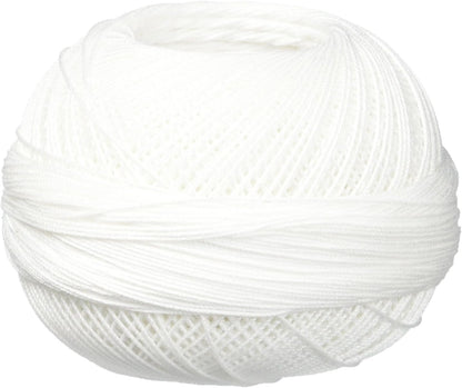 Handy Hands Lizbeth Cordonnet Cotton Size 20, Snow White