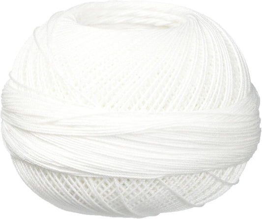Handy Hands Lizbeth Cordonnet Cotton Size 20, Snow White