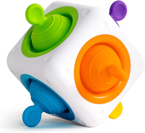 Fat Brain Toys Tugl Cube - Popping Fidget Cube for Toddlers, Kids, Teens, Adults