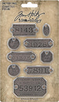 Tim Holtz Idea-ology FACTORY TAGS IDEA-OL 9/PKG
