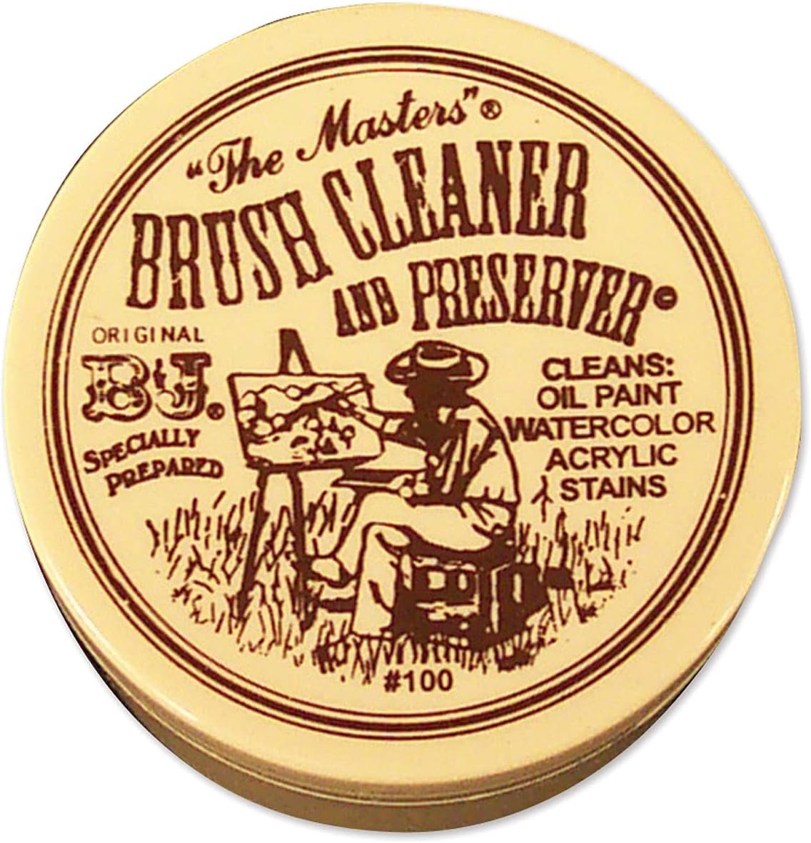 B & J Original Brush Cleaner - 2.5 Oz/12ct Display