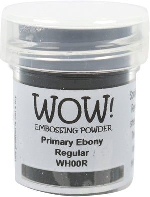 Wow Embossing Powder 15ml-Primary Ebony