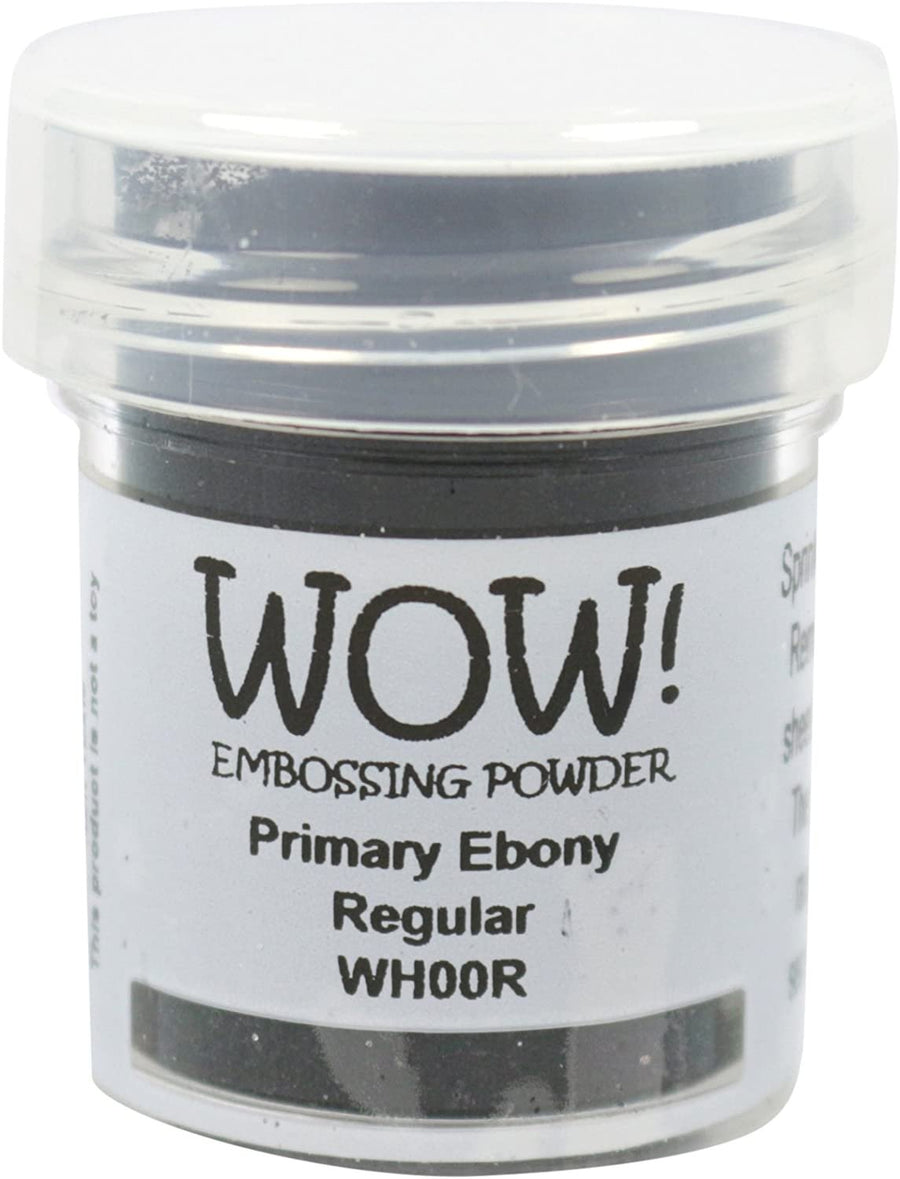 Wow Embossing Powder 15ml-Primary Ebony