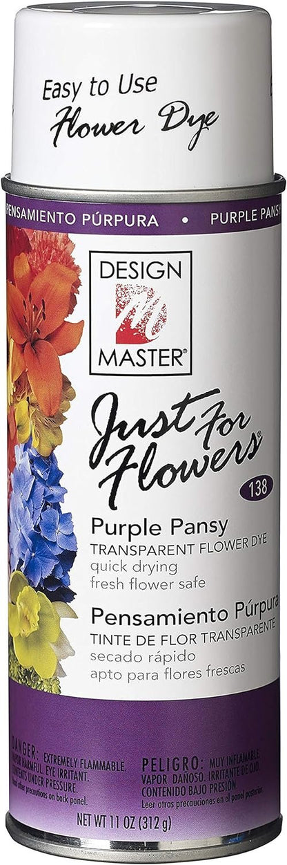 Design Master Just for Flowers Spray Dye, 11 oz, Purple