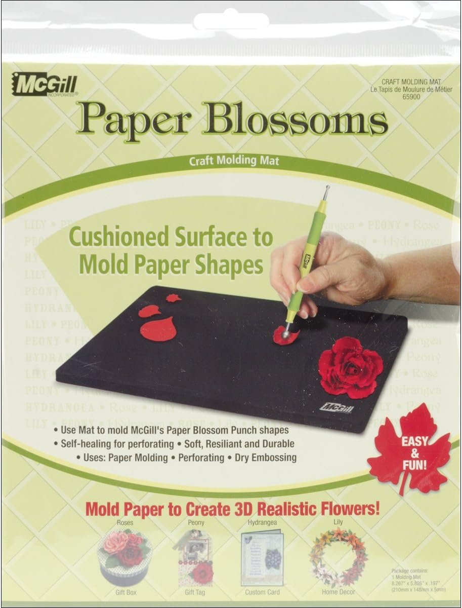 McGill Paper Blossoms Molding Mat-8.3 by 5.8-Inch