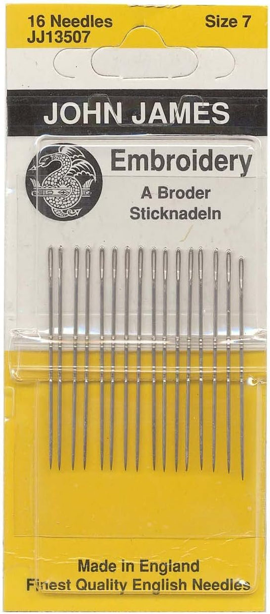 Colonial Needle Crewel/Embroidery Hand Needles-Size 7 16/Pkg