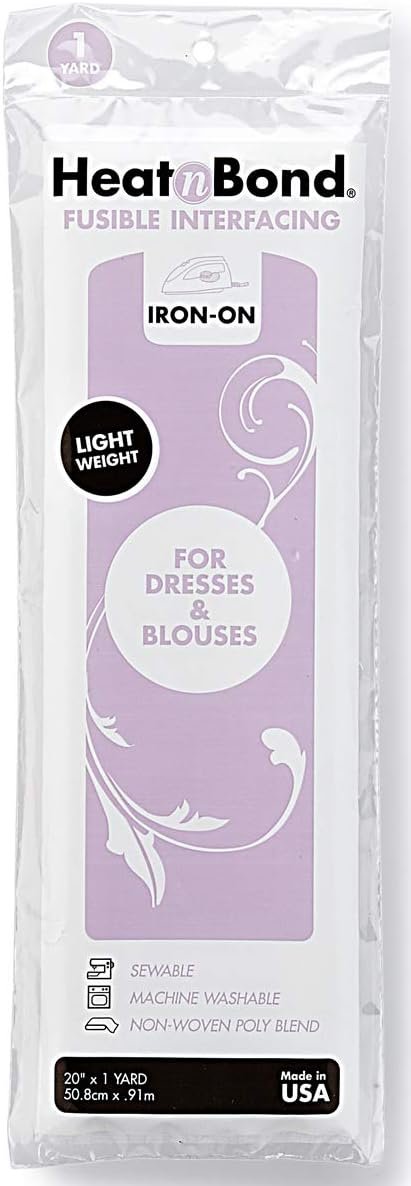 HeatnBond Q3336 Non-Woven Fusible Light Weight White 20" x 1 Yard