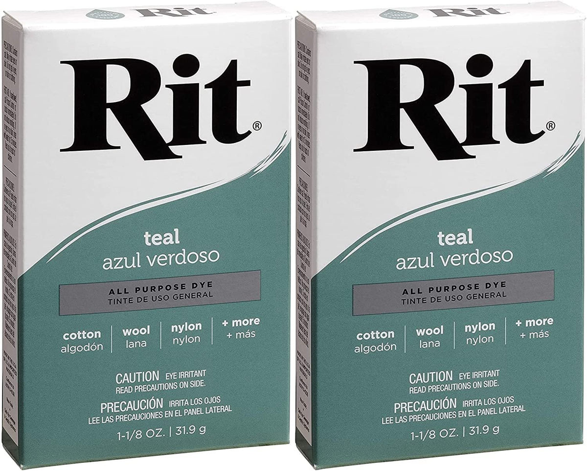 Rit Dye, Teal Rit All-Purpose Powder Dye, 1-1/8 oz – Pixiss