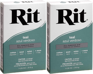 Rit Dye, Teal Rit All-Purpose Powder Dye, 1-1/8 oz