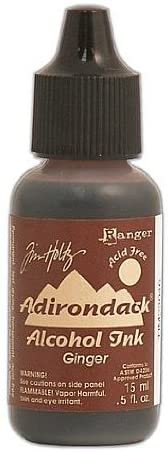 Ranger Adirondack Alcohol Inks ginger earthtones [PACK OF 6 ]