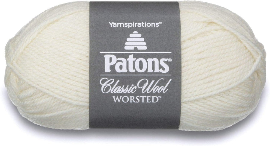 Patons Classic Wool, Winter White Yarn