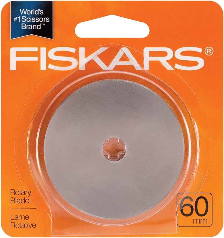 Fiskars 12-93737097J Straight Rotary Replacement Blade, 60mm