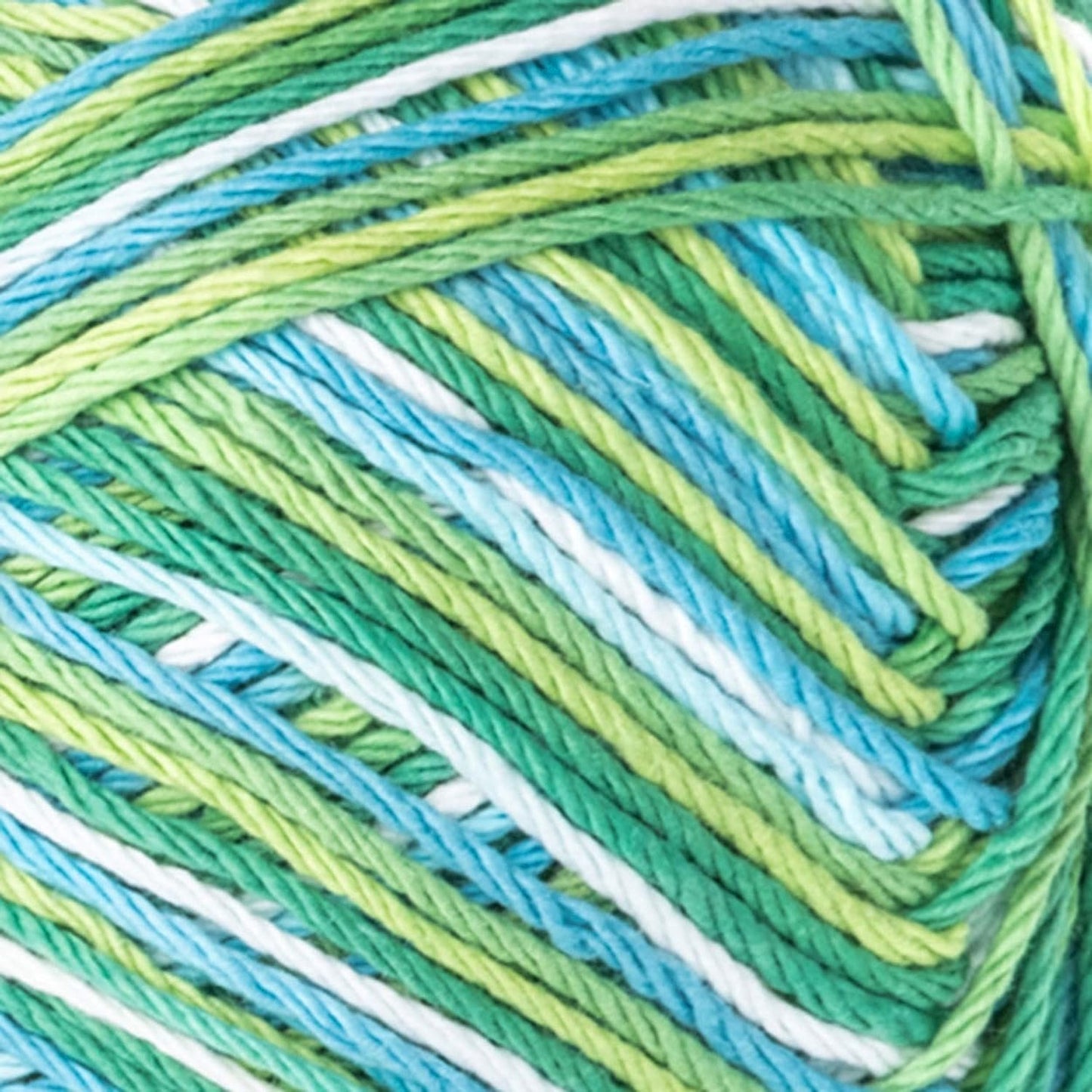 Bernat Handicrafter Cotton Yarn, Gauge 4 Medium Worsted, Emerald Energy