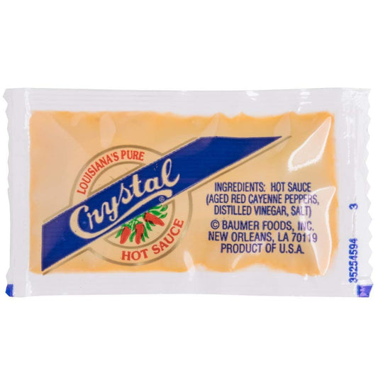 Crystal Hot Sauce 7 gram Packets - 50 ct.