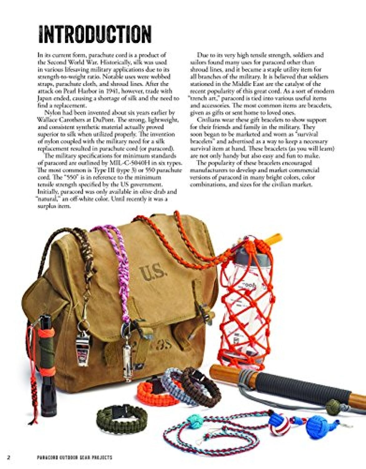 Paracord Outdoor Gear Projects: Simple Instructions for Survival Bracelets and Other DIY Projects (Fox Chapel Publishing) 12 Easy Lanyards, Keychains, and More using Parachute Cord for Ropecrafting
