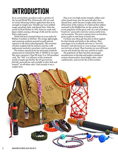 Paracord Outdoor Gear Projects: Simple Instructions for Survival Bracelets and Other DIY Projects (Fox Chapel Publishing) 12 Easy Lanyards, Keychains, and More using Parachute Cord for Ropecrafting