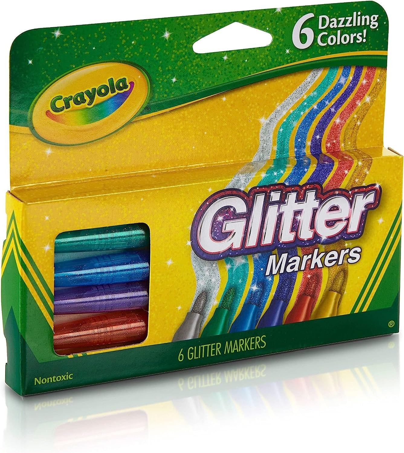 Crayola Glitter Markers 6ct