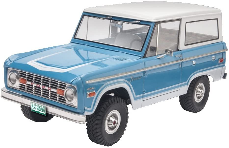 Revell 85-4320 Ford Bronco Truck Kit 1:25 Scale 122-Piece Skill Level 5 Plastic Model Building Kit , Blue