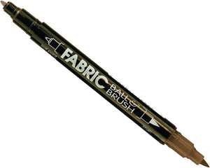 UCHIDA 122-S-6 Ball and Brush Open Stock Fabric Marker, Brown