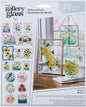 Gallery Glass, Floral 3 Piece Pattern Set Perfect for Stained Glass DIY Arts and Crafts, 19736