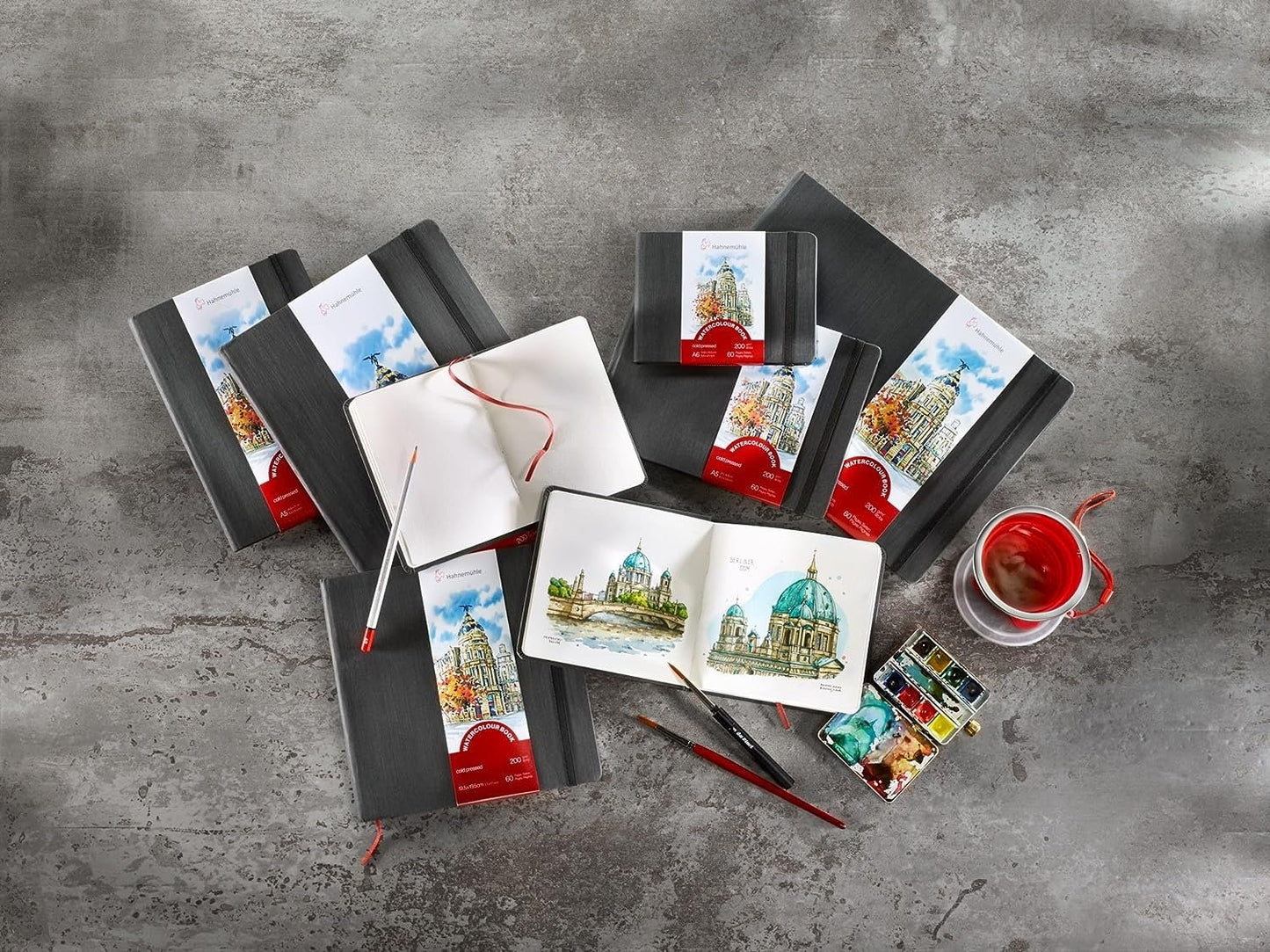 Hahnemuhle Watercolor Book A5 (5.8x8.3 inches) 200gsm Landscape