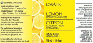 Lorann Oils Cream Cheese, Lemon, Strawberry Bakery Emulsion: Triple Flavor Blend, Ideal for Enhancing Complex Flavors in Baked Goods, Gluten-Free, Keto-Friendly, Flavor Blend Essential