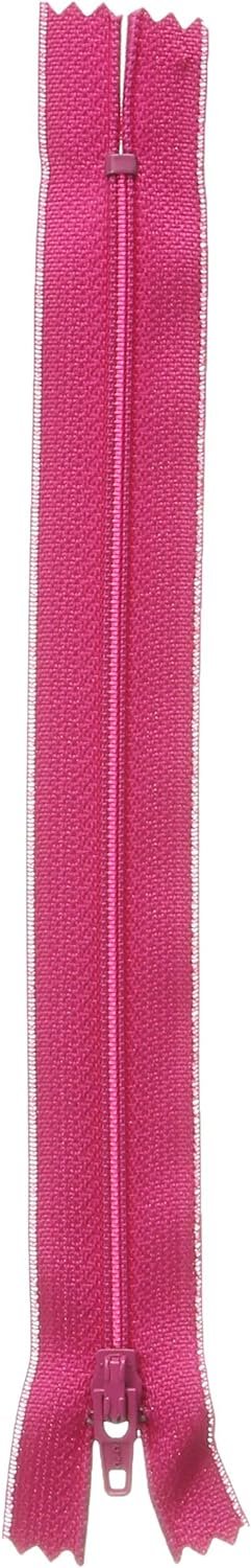 Coats Thread & Zippers F7214-277 All-Purpose Plastic Zipper, 14", Red Rose