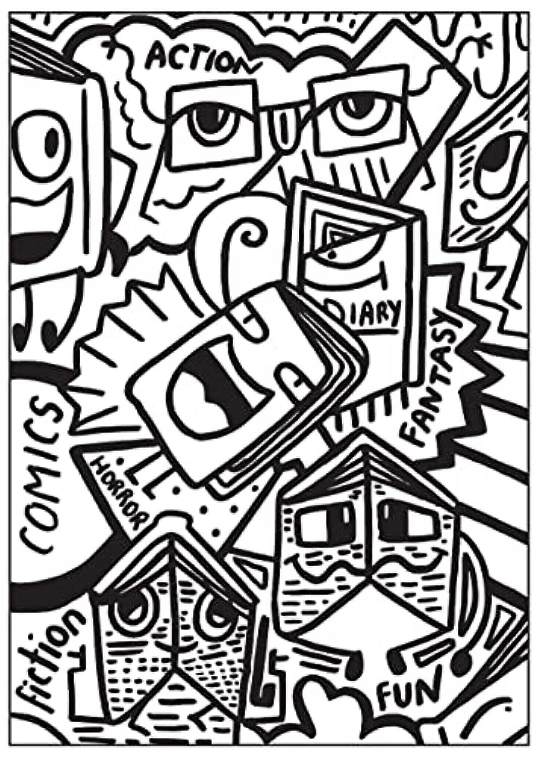 The Official Doodle Boy™ Coloring Book (Dover Design Coloring Books)