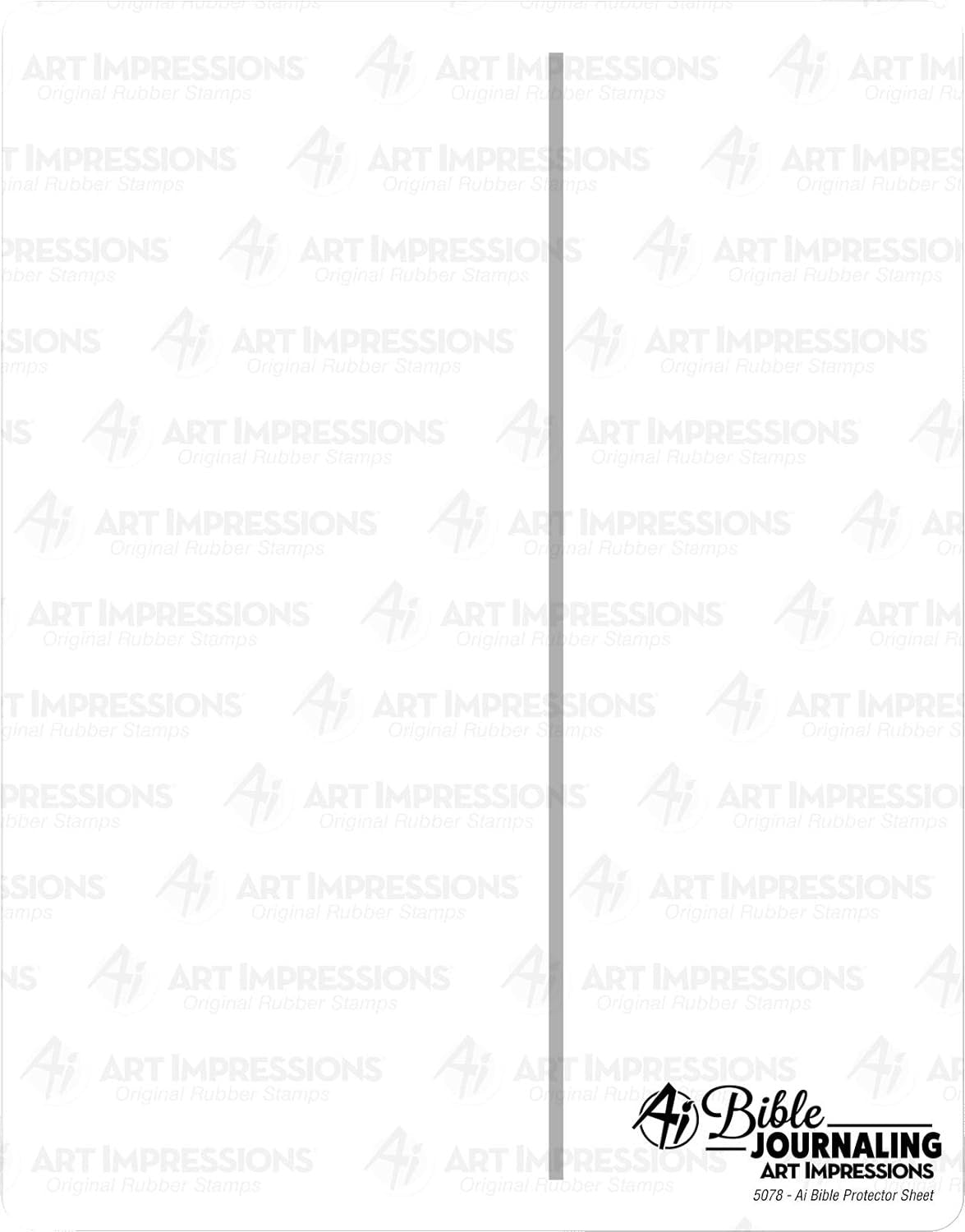 Art Impressions Bible Journaling Protector Sheet-Clear