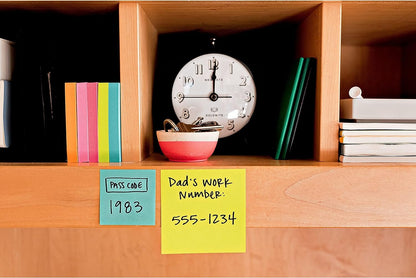 Post-it Super Sticky Notes,2x2 in, 8 Pads, 2x the Sticking Power, Supernova Neons Collection, Recyclable (622-8SSMIA)