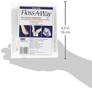 Action Bag Floss A Way Organizer 3 inch x 5 inch 100 Pack FL100 (2-Pack)