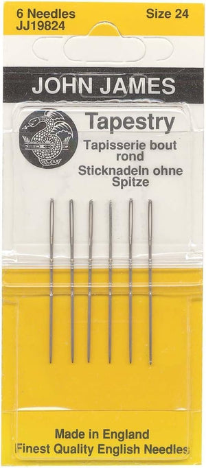 Colonial Needle Tapestry Hand Needles-Size 24 6/Pkg