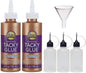Aleenes 4-Ounce Original Tacky Glue 2 Pack and 3 Pixiss 20ml Needle Tip Applicator and Refill Bottles and 1.5 inch Funnel Bundle