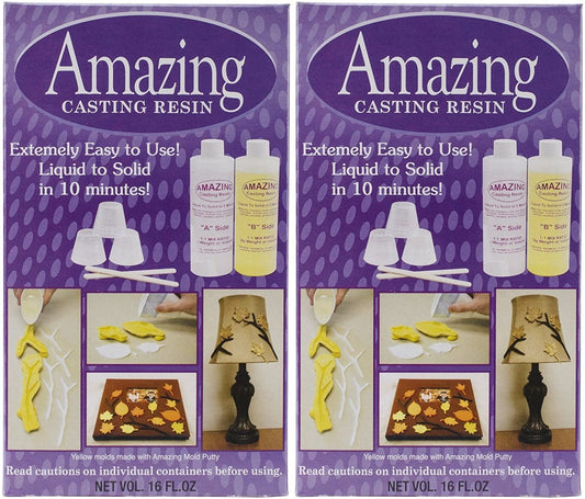 2-PACK - Alumilite Amazing Casting Resin, 16-Ounce each