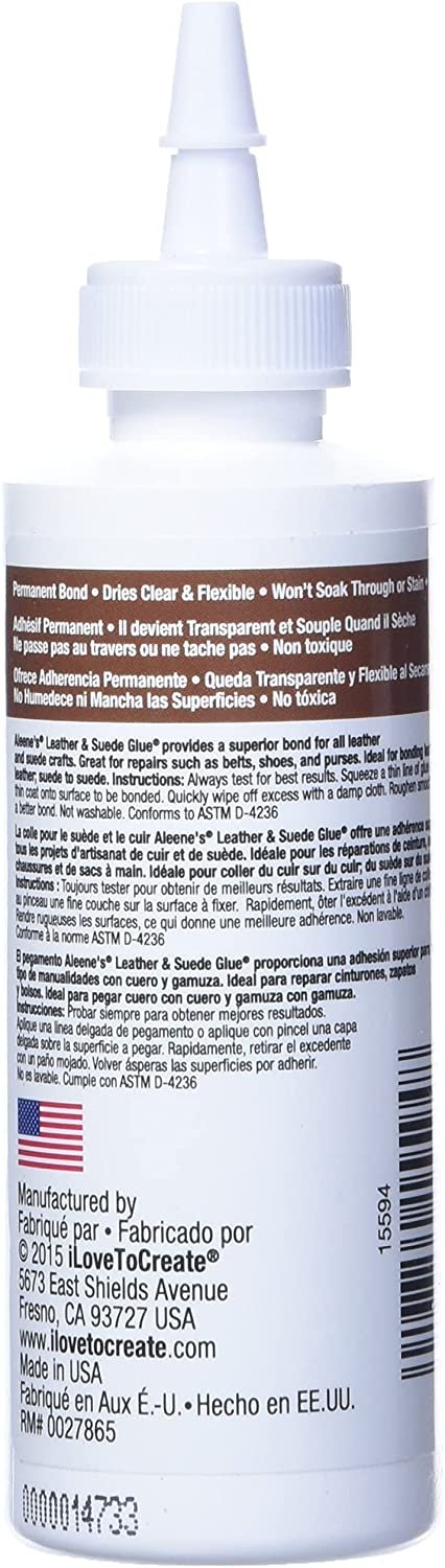 Aleene's15594 Leather & Suede Glue 4oz