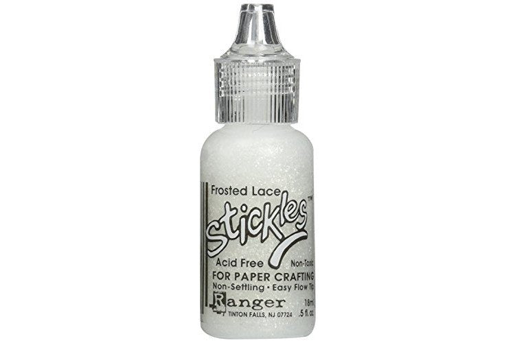 Ranger 1/2 Ounce Stickles Glitter Glue, Frosted Lace