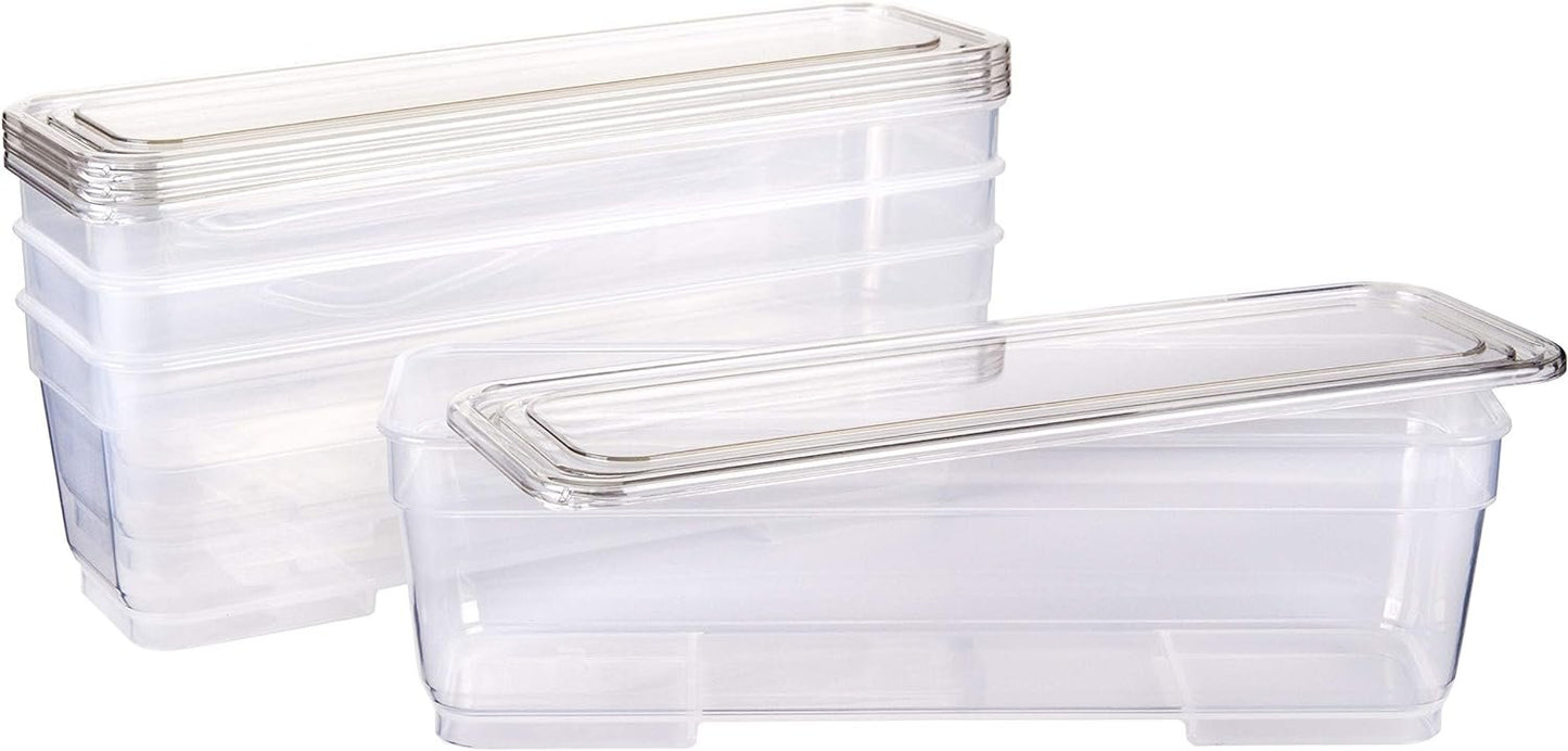 ArtBin 6969AG Bins with Lids 3-Pack, [3] Small Art & Craft Organizer Boxes, Clear