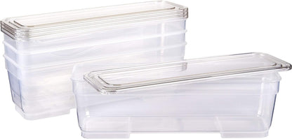 ArtBin 6969AG Bins with Lids 3-Pack, [3] Small Art & Craft Organizer Boxes, Clear