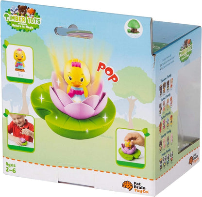 Fat Brain Toys Timber Tots Lite-Up Water Lily - Classic Imaginative Play for Ages 2+