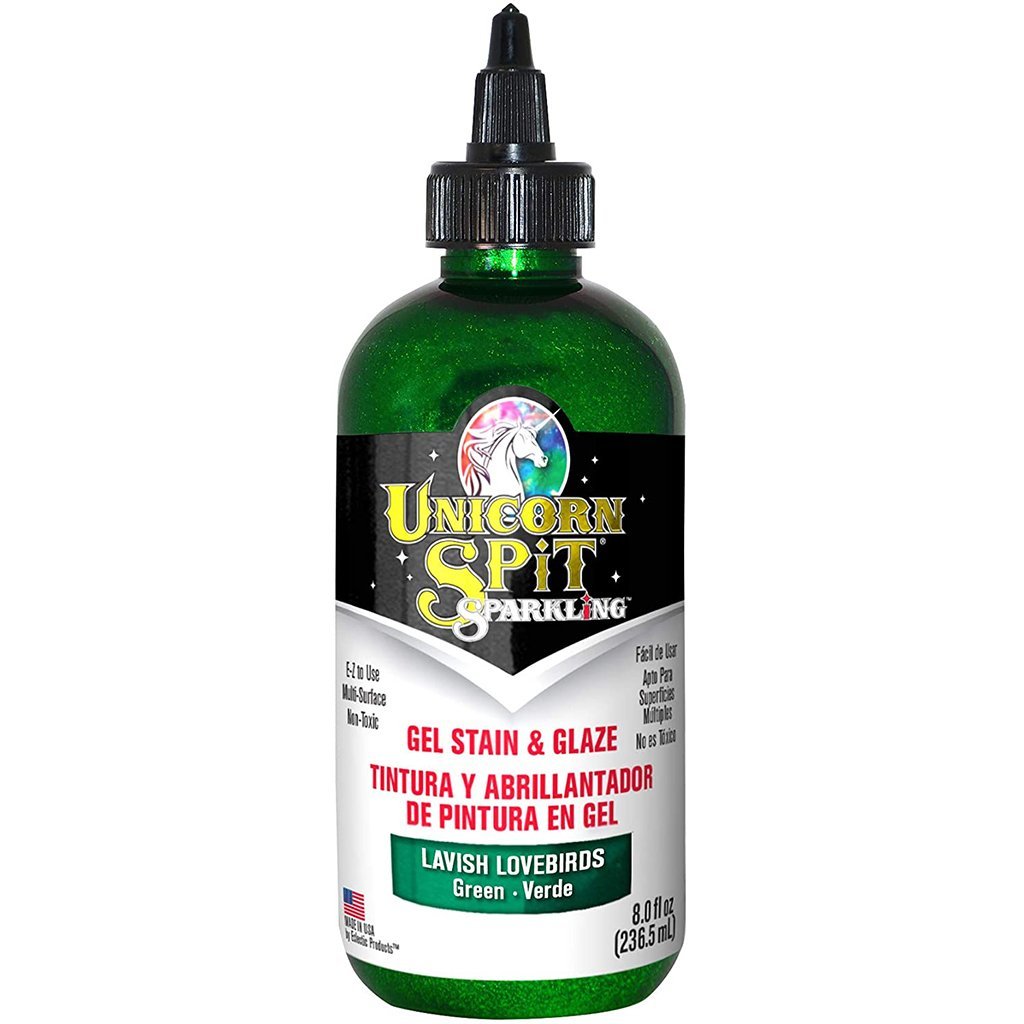 Unicorn Spit Sparkling Wood Stain & Glaze, 8oz. (6 Colors)