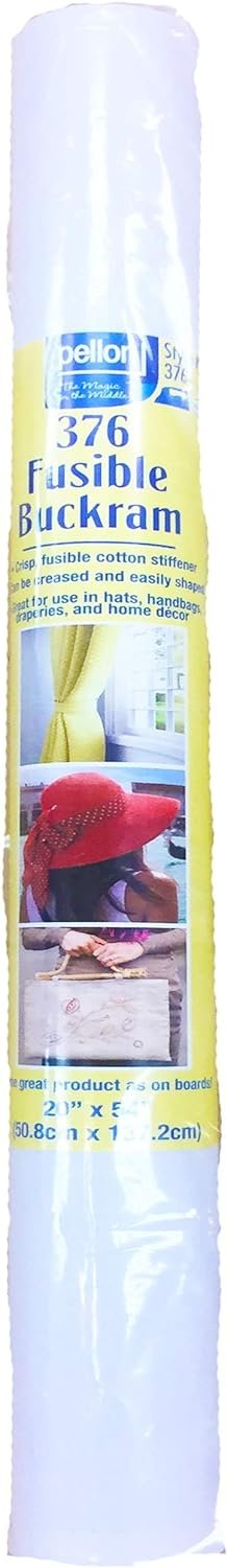Pellon 376 Fusible Buckram Stabilizer 20"x 54" Package