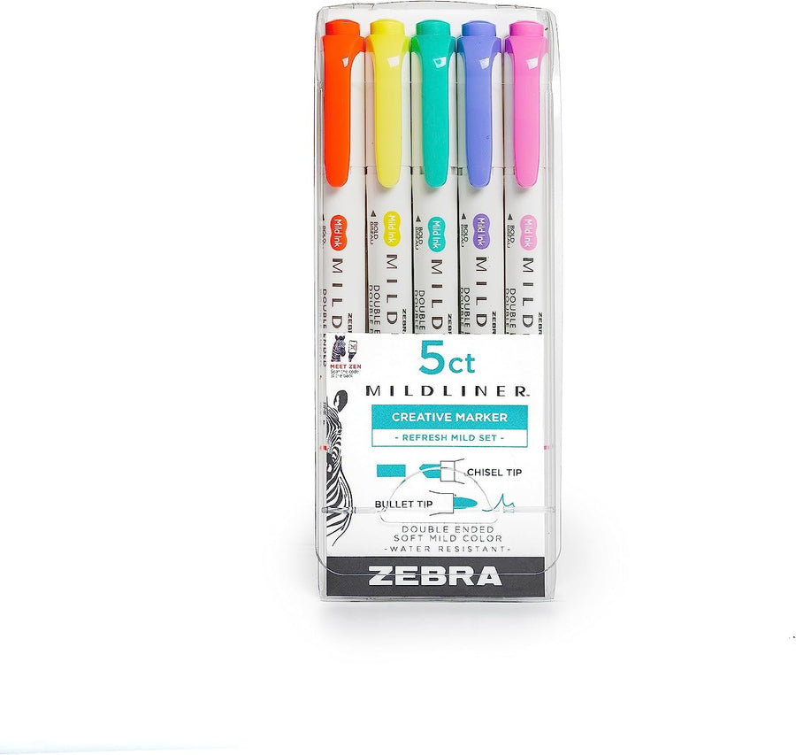 Zebra Pen Mildliner Double Ended Highlighter Set