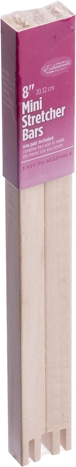 Edmunds 2008 Mini Stretcher Bars for Needle Art, 8 by 1/2-Inch